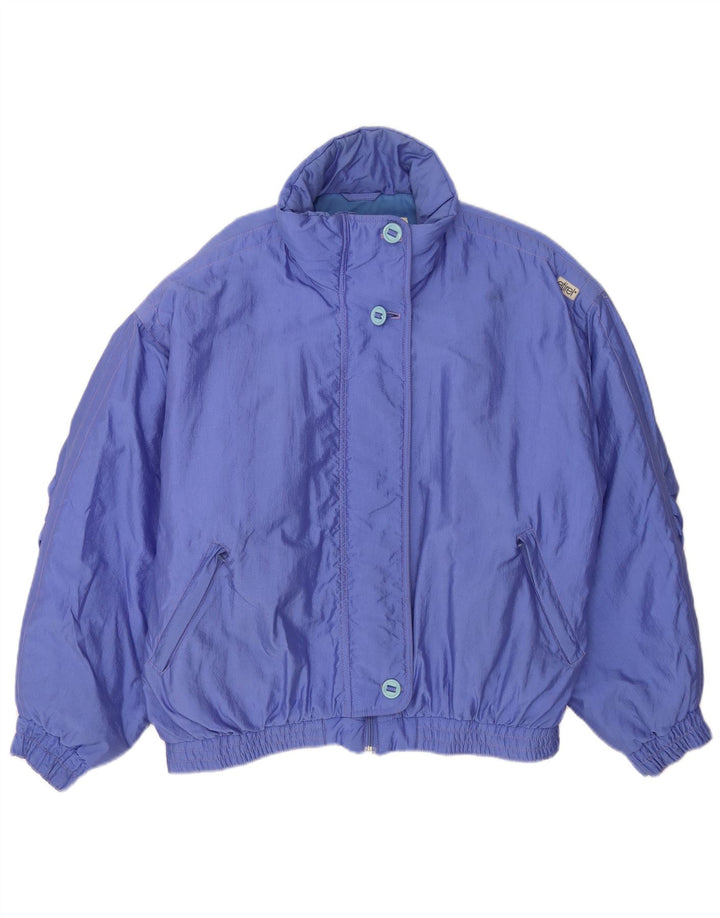 Etirel Womens Oversized Padded Jacket EU 38 Medium Purple Polyamide