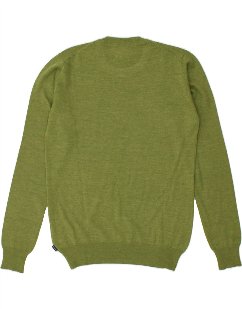 WOOLRICH Boys Crew Neck Jumper Sweater 13-14 Years Green Wool | Vintage Woolrich | Thrift | Second-Hand Woolrich | Used Clothing | Messina Hembry 