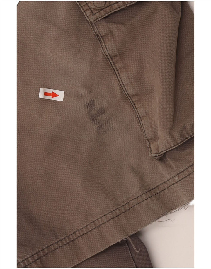 Nike Mens Cargo Shorts Medium W32  Brown Cotton
