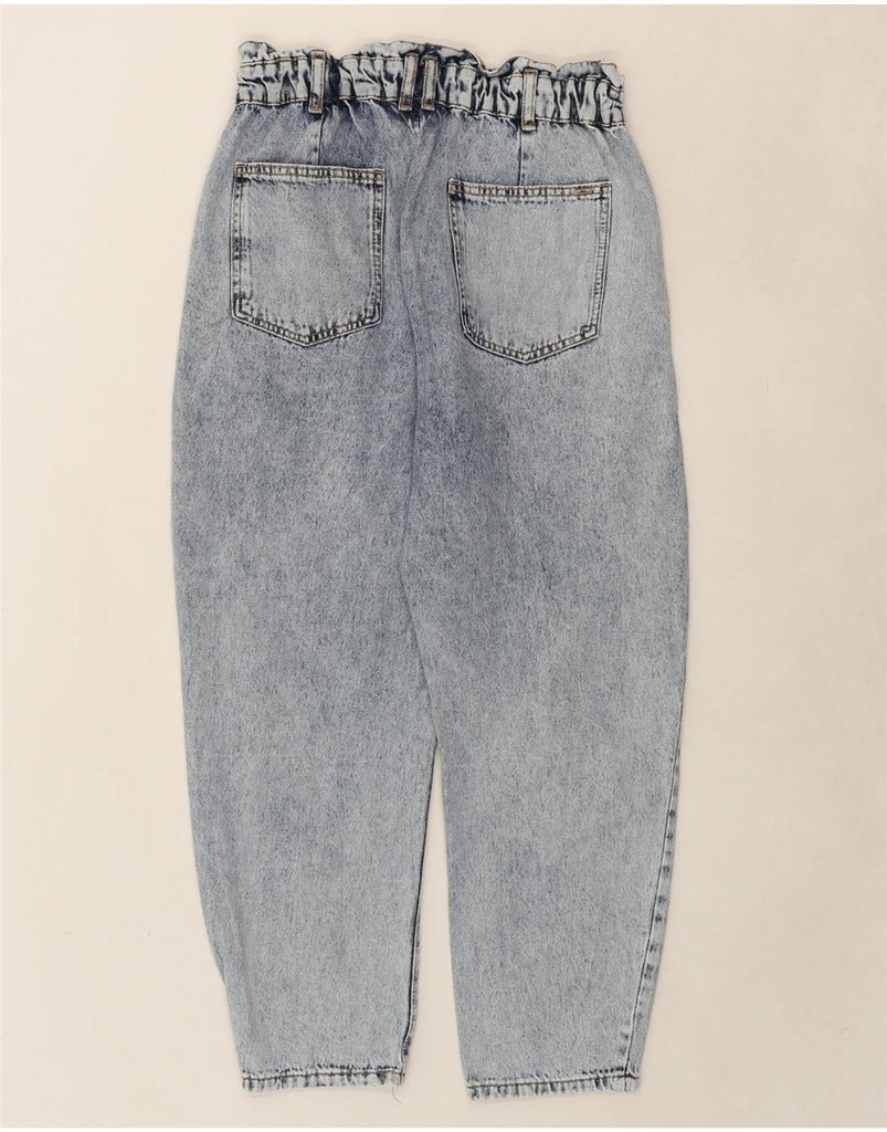 ZARA Womens High Rise Tapered Cropped Jeans EU 38 Small W28 L24 Blue Vintage Zara and Second-Hand Zara from Messina Hembry 