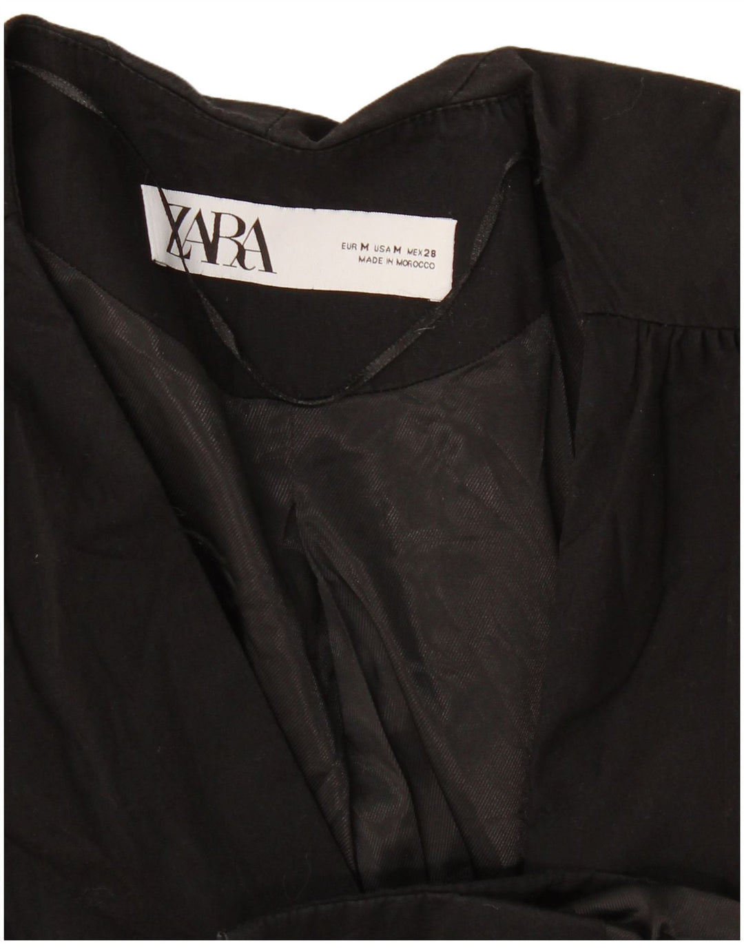 Zara Womens Blazer Jacket UK 12 Medium Black