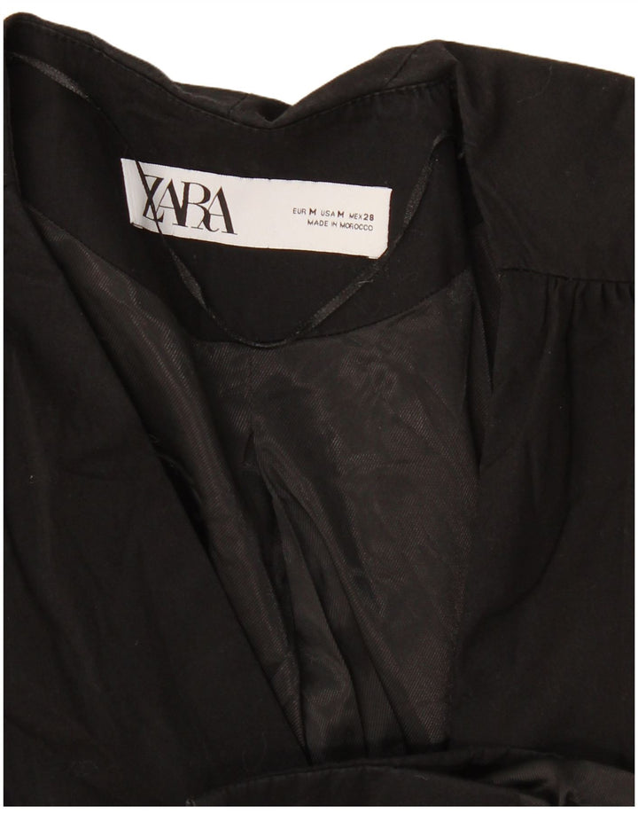 Zara Womens Blazer Jacket UK 12 Medium Black