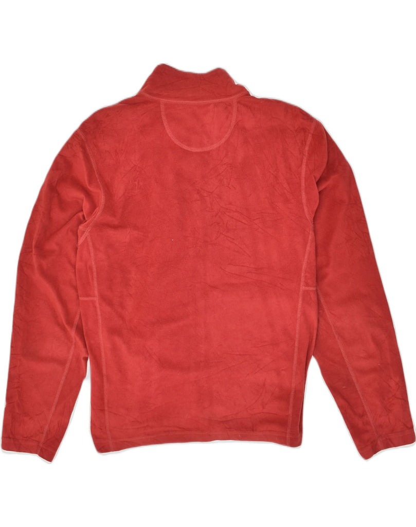 EDDIE BAUER Mens Fleece Jacket UK 40 Large Red Polyester | Vintage Eddie Bauer | Thrift | Second-Hand Eddie Bauer | Used Clothing | Messina Hembry 