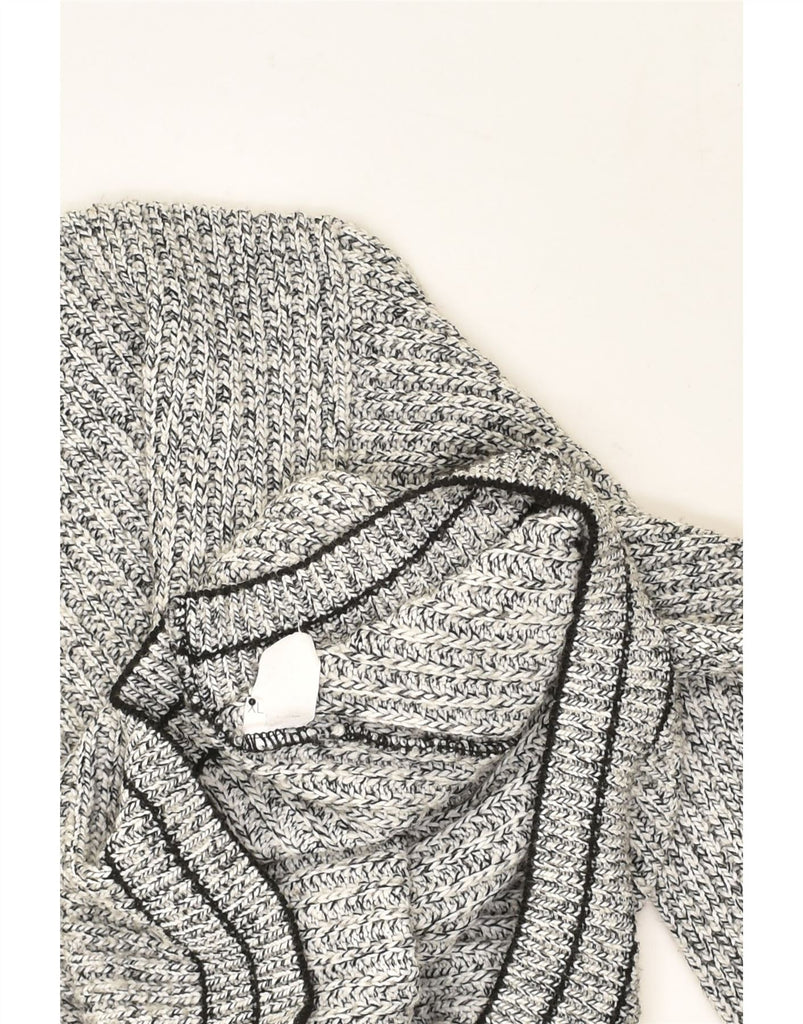 VINTAGE Mens Zip Neck Jumper Sweater XL Grey Flecked | Vintage Vintage | Thrift | Second-Hand Vintage | Used Clothing | Messina Hembry 