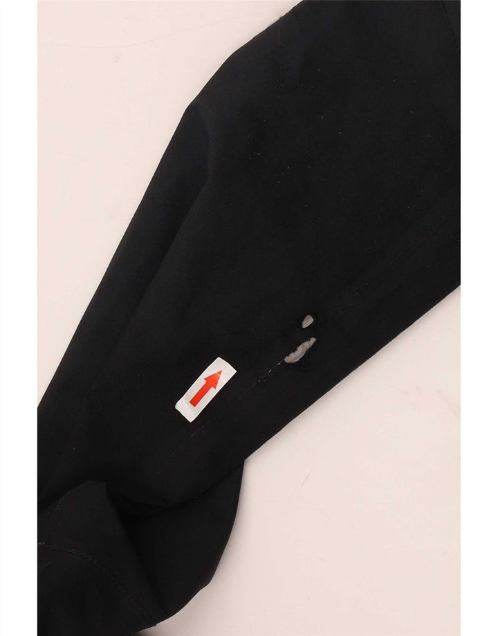 The North Face Womens Hooded Rain Jacket UK 10 Small Black Polyester