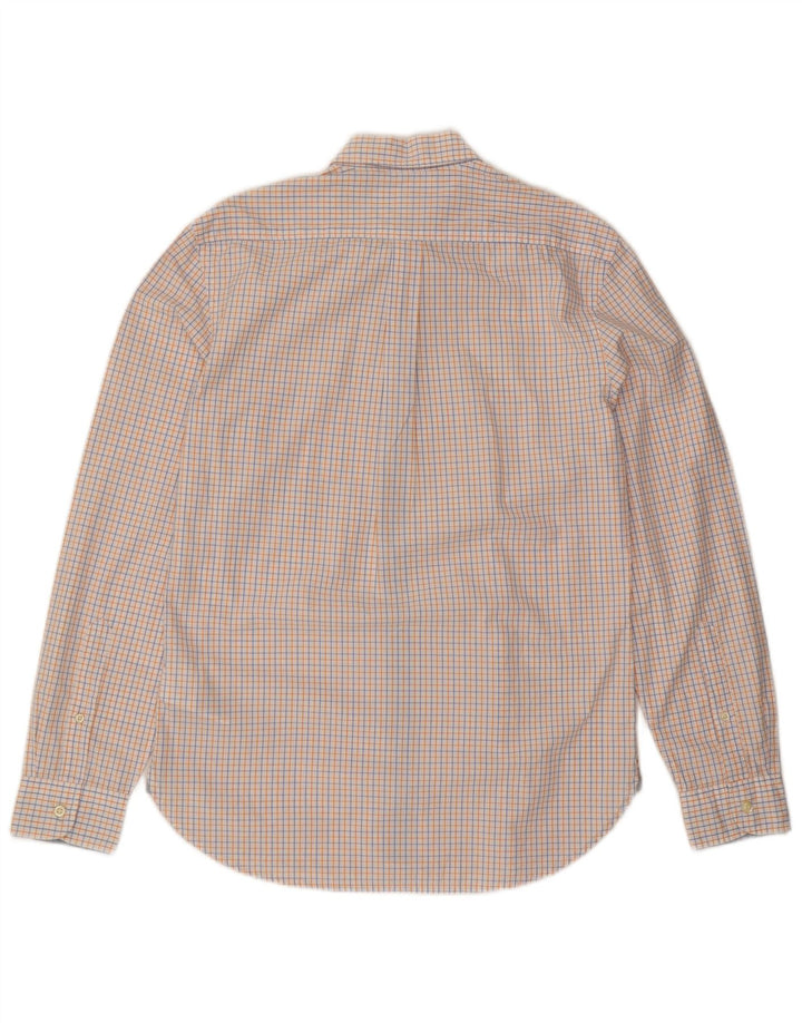 Dockers Mens Fitted Shirt Medium White Check Cotton