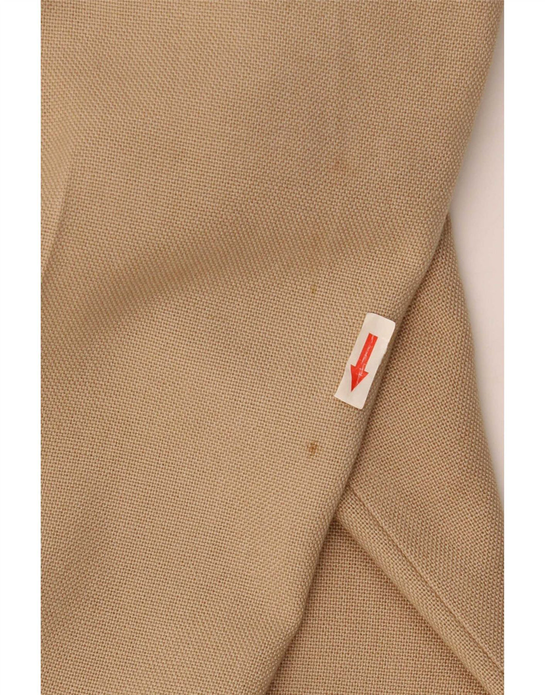 Farah Mens Straight Casual Trousers W34 L29 Beige Polyester