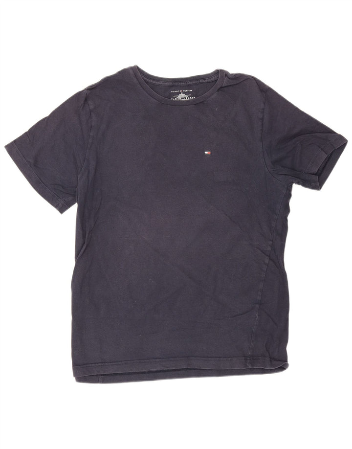 Tommy Hilfiger Mens T-Shirt Top Medium Navy Blue Cotton