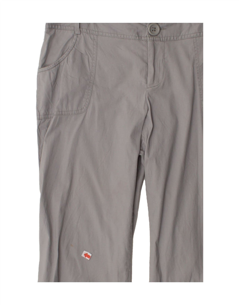 MOSSIMO Womens Straight Capri Trousers US 8 Medium W32 L20 Grey Cotton Vintage Mossimo and Second-Hand Mossimo from Messina Hembry 