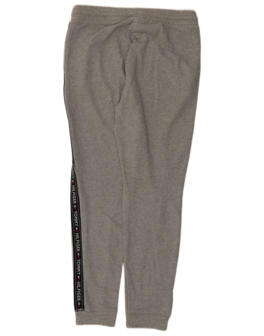 Tommy Hilfiger Mens Tracksuit Trousers Joggers Large Grey Colourblock