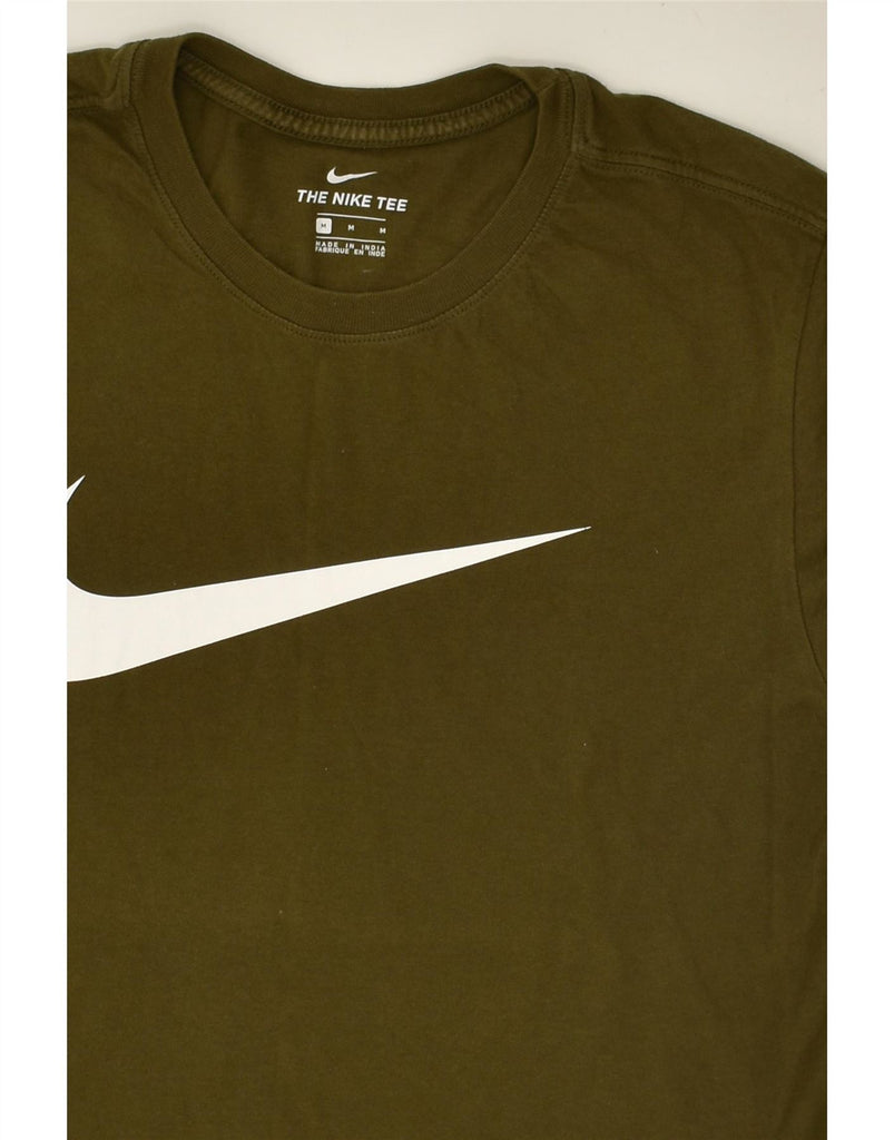 NIKE Mens Graphic T-Shirt Top Medium Green Cotton Vintage Nike and Second-Hand Nike from Messina Hembry 