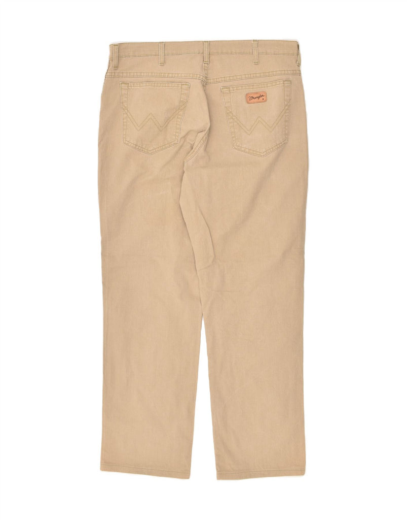 WRANGLER Mens Texas Stretch Slim Casual Trousers W36 L30  Beige Cotton Vintage Wrangler and Second-Hand Wrangler from Messina Hembry 