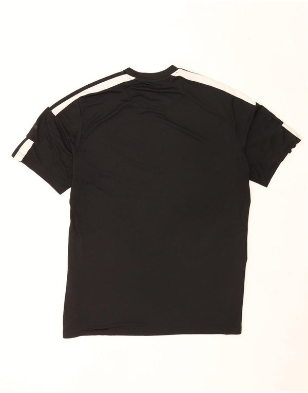 Adidas Mens Aeroready T-Shirt Top XL Black Colourblock Polyester