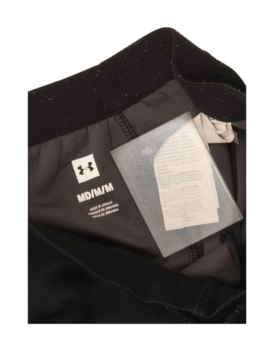 Under Armour Mens Tracksuit Trousers Joggers Medium Black Polyester