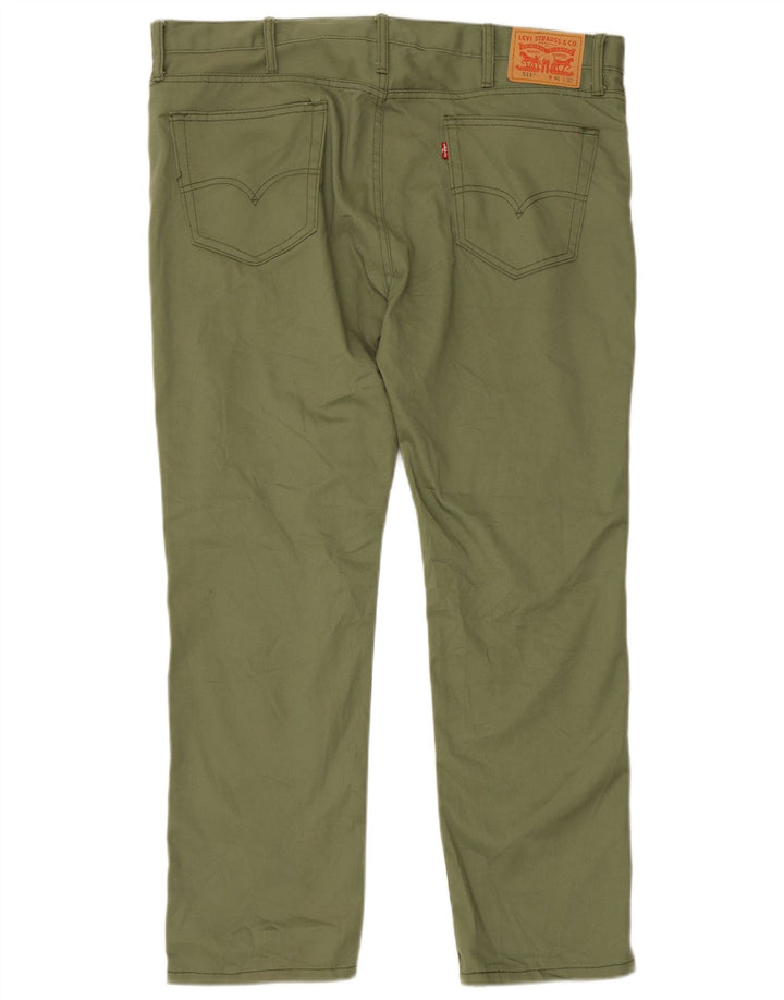 Levi's Mens 511 Slim Casual Trousers W40 L30 Green Polyester
