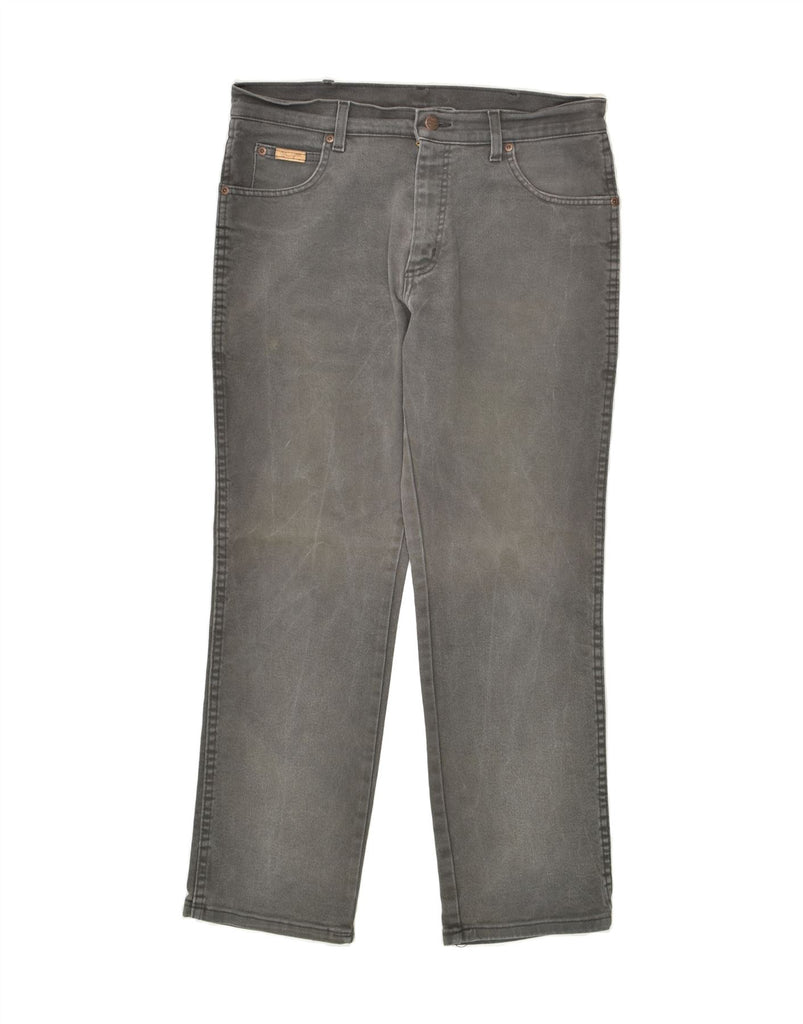 WRANGLER Mens Texas Straight Jeans W34 L30  Grey Cotton Vintage Wrangler and Second-Hand Wrangler from Messina Hembry 