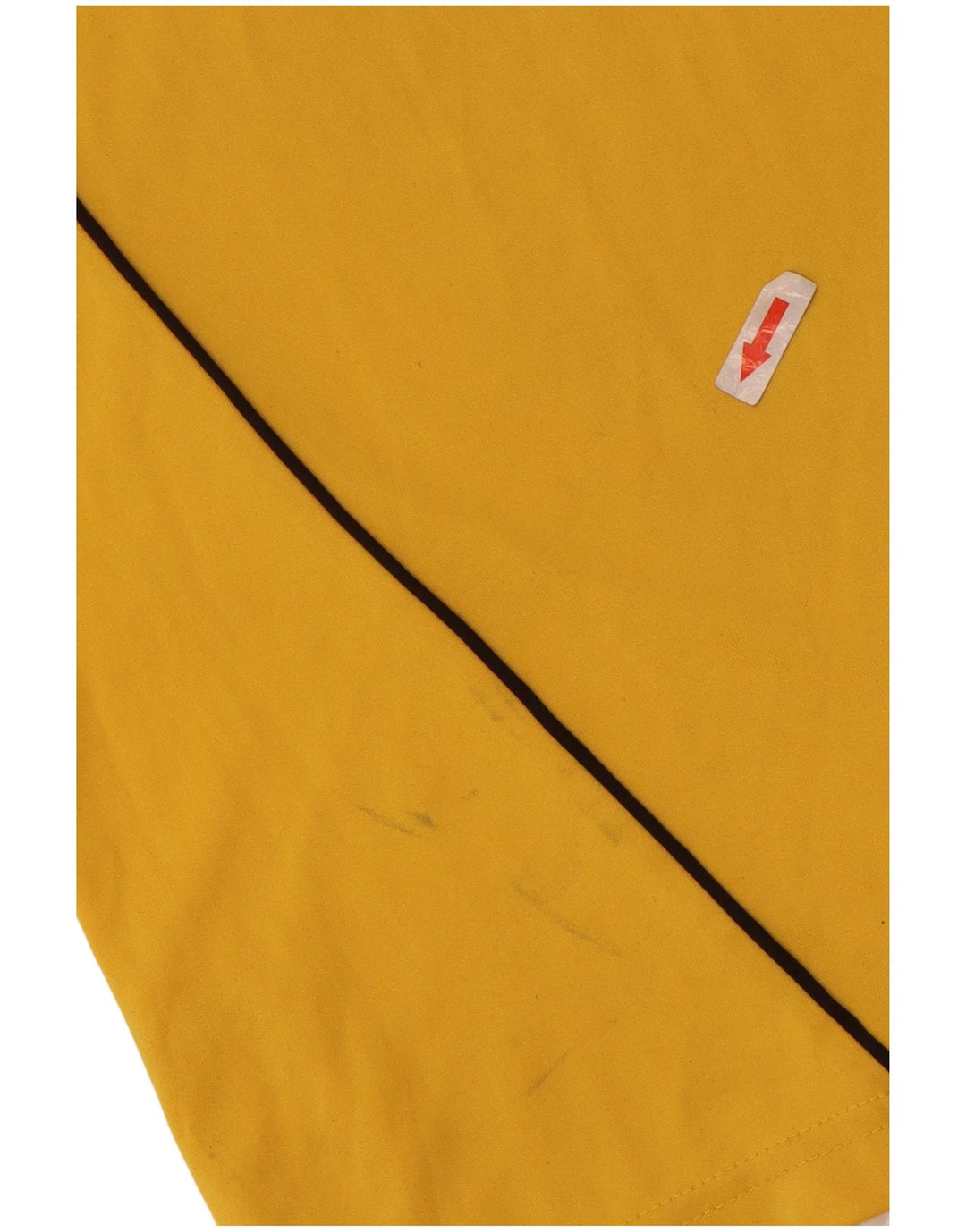 Adidas Mens T-Shirt Top Large Yellow Polyester