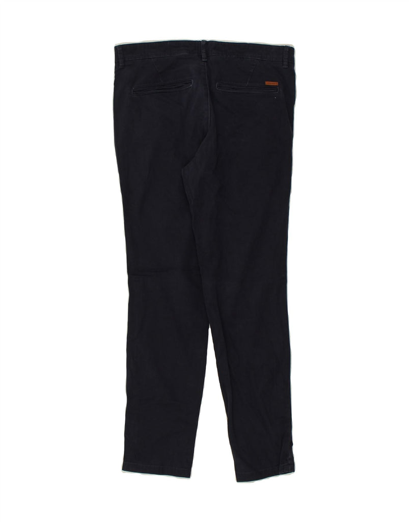 JACK & JONES Womens Marco Slim Chino Trousers W31 L30 Navy Blue Cotton | Vintage Jack & Jones | Thrift | Second-Hand Jack & Jones | Used Clothing | Messina Hembry 