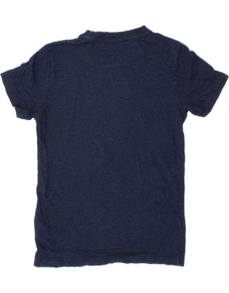 ADIDAS Boys Graphic T-Shirt Top 11-12 Years Navy Blue Vintage Adidas and Second-Hand Adidas from Messina Hembry 