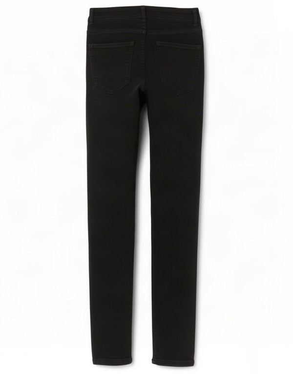 Zara Mens High Waist Skinny Jeans EU 38 Small W28 L27 Black Cotton