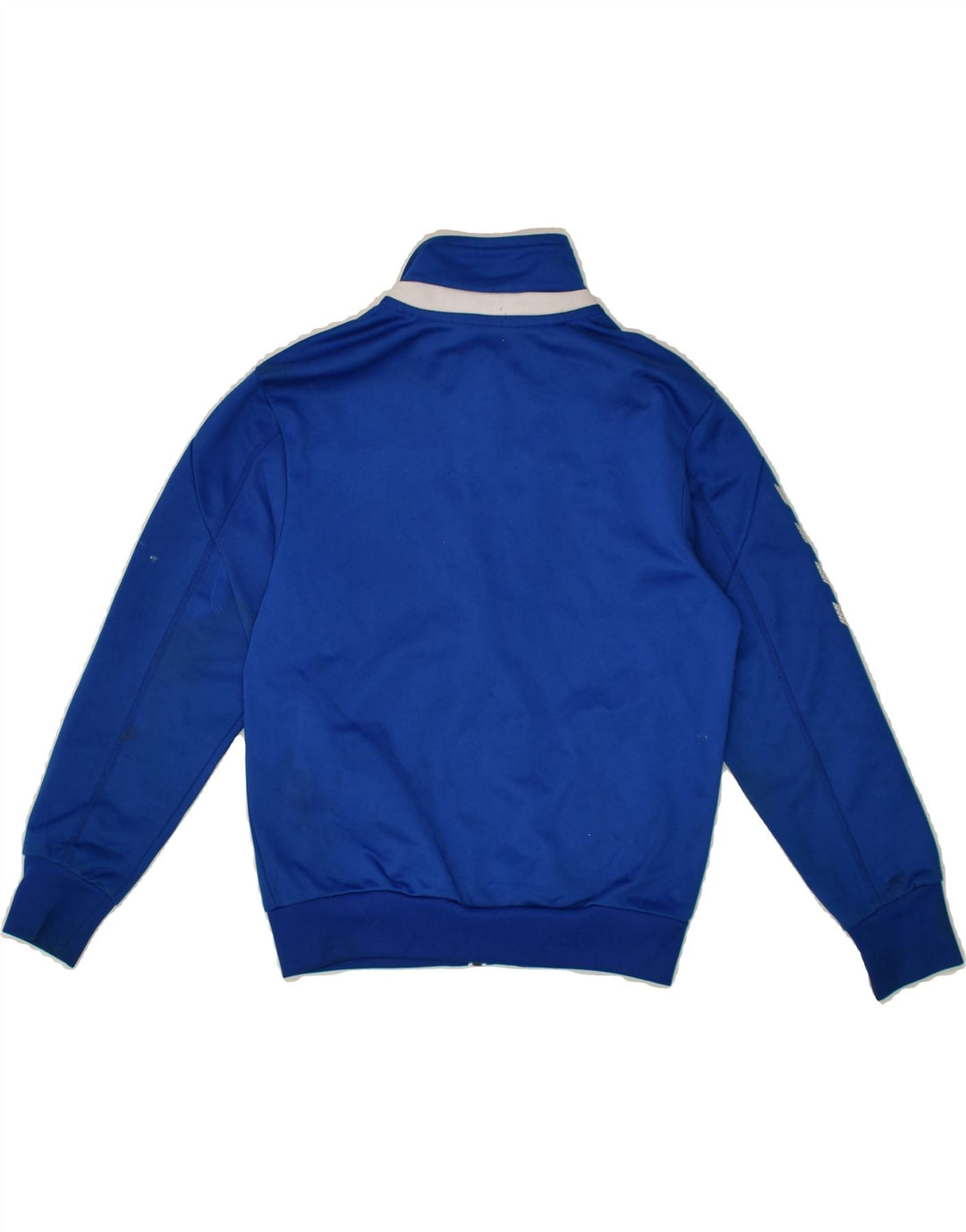 HUMMEL Boys Graphic Tracksuit Top Jacket 5-6 Years Blue Polyester | Vintage Hummel | Thrift | Second-Hand Hummel | Used Clothing | Messina Hembry 