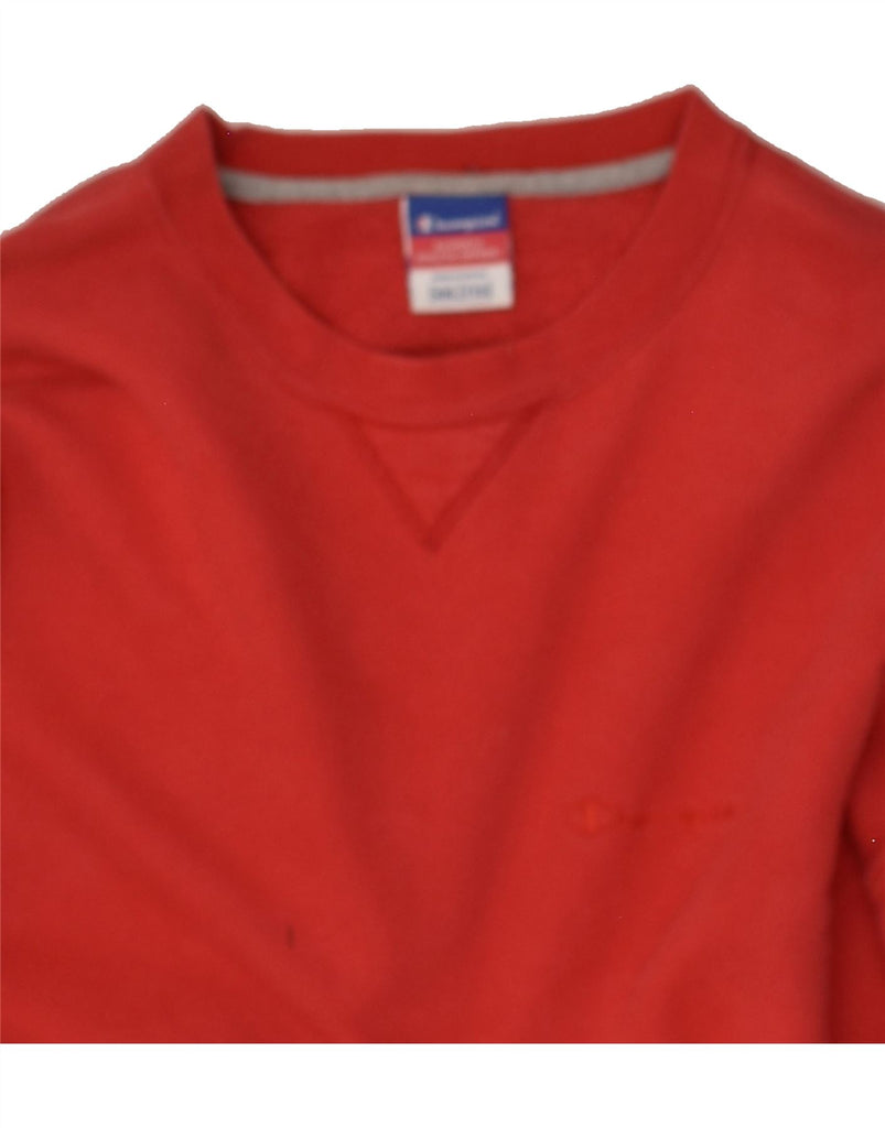 CHAMPION Mens Sweatshirt Jumper 2XL Red Cotton | Vintage Champion | Thrift | Second-Hand Champion | Used Clothing | Messina Hembry 