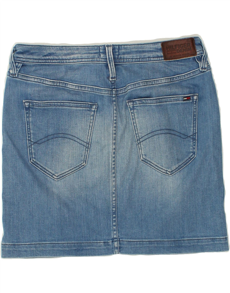 TOMMY HILFIGER Womens Denim Skirt Small W30 Blue Cotton | Vintage Tommy Hilfiger | Thrift | Second-Hand Tommy Hilfiger | Used Clothing | Messina Hembry 