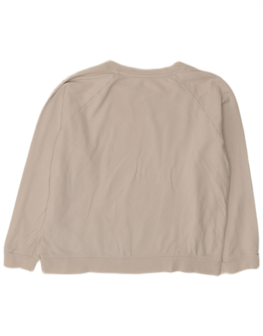 Levi's Womens Graphic Oversized Sweatshirt Jumper UK 16 Large White Cotton
