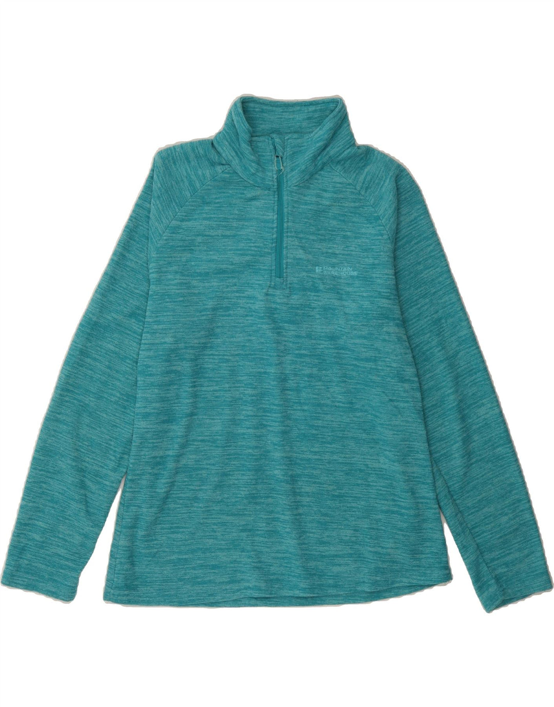 MOUNTAIN WAREHOUSE Womens Fleece Jumper UK 14 Large Turquoise Flecked Vintage Mountain Warehouse and Second-Hand Mountain Warehouse from Messina Hembry 
