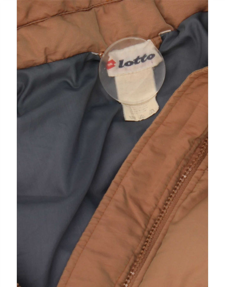 Lotto Womens Padded Jacket UK 16 Large Brown