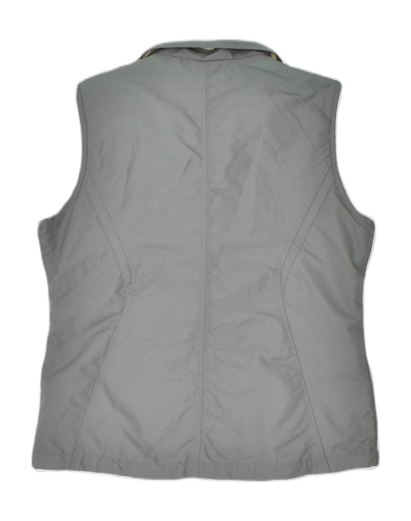 BRUGI Womens Utility Gilet UK 12 Medium Grey Polyamide | Vintage | Thrift | Second-Hand | Used Clothing | Messina Hembry 