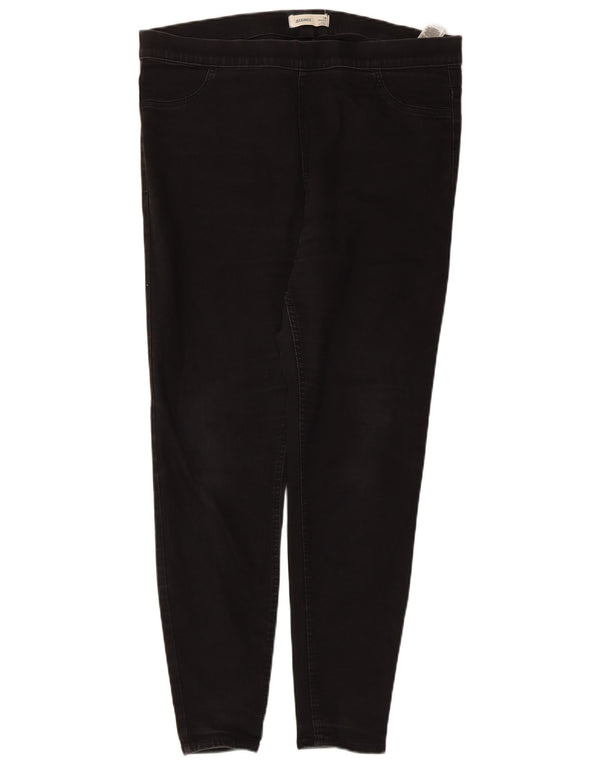 Marks & Spencer Womens Jegging Jeans UK 18 XL W34 L27 Black Cotton