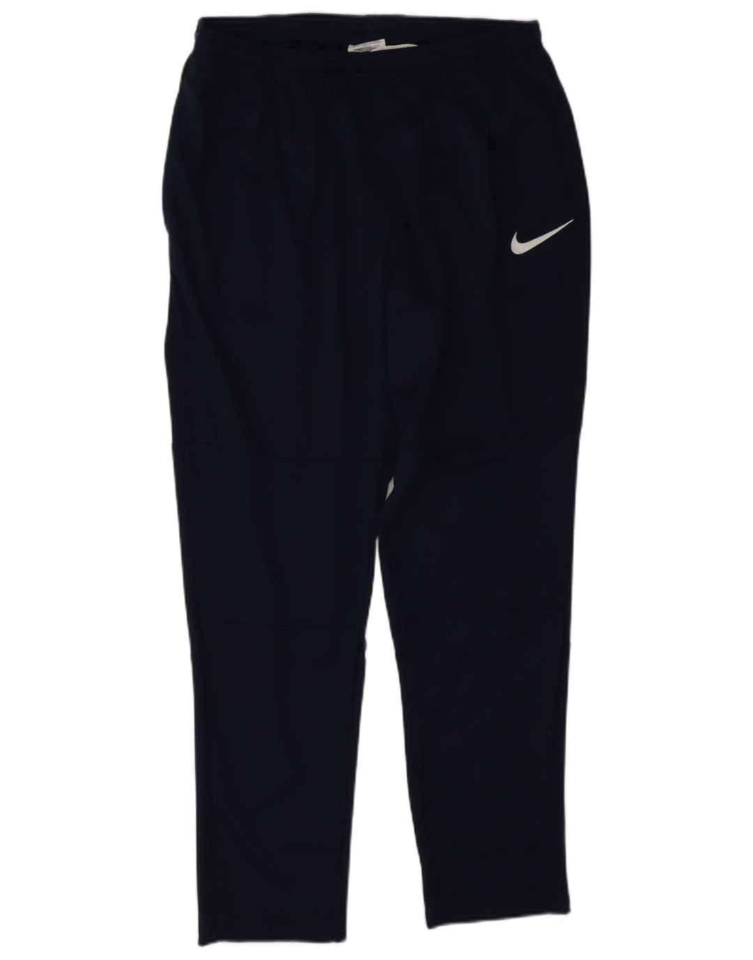 Nike Womens Dri Fit Tracksuit Trousers UK 14 Large  Navy Blue Polyester