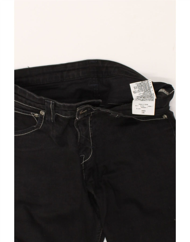 LEE Girls Perry Slim Jeans 15-16 Years W30 L28  Black Cotton | Vintage Lee | Thrift | Second-Hand Lee | Used Clothing | Messina Hembry 