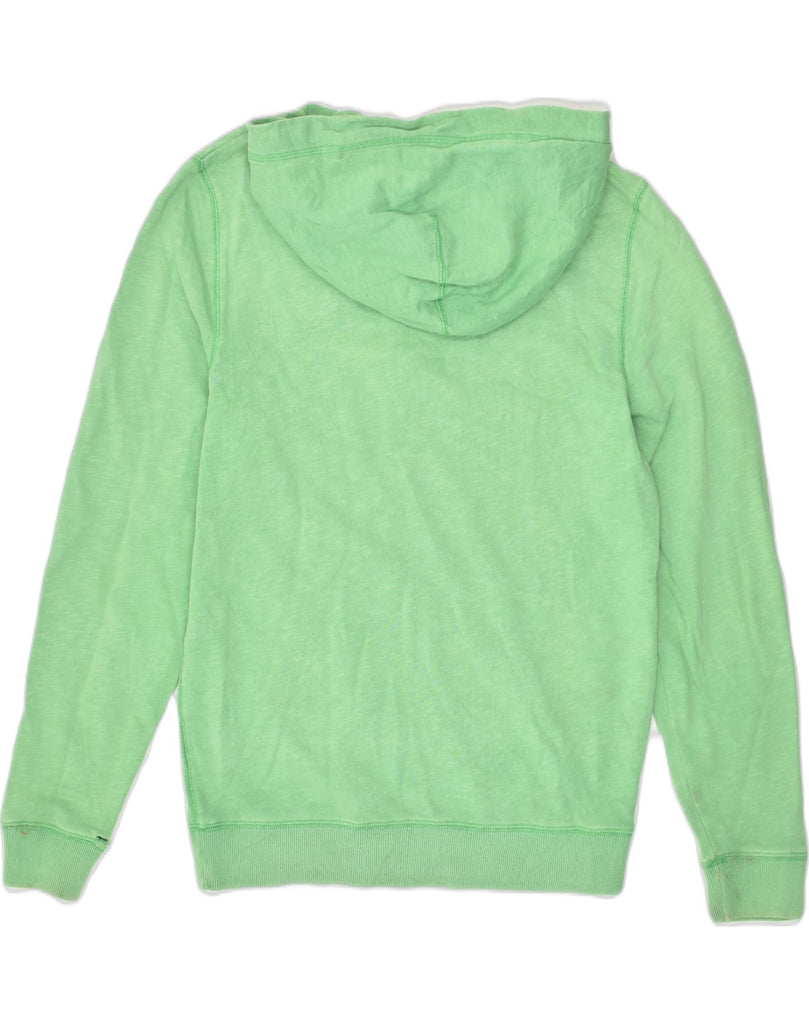 JACK WILLS Mens Zip Hoodie Sweater Small Green Cotton | Vintage Jack Wills | Thrift | Second-Hand Jack Wills | Used Clothing | Messina Hembry 