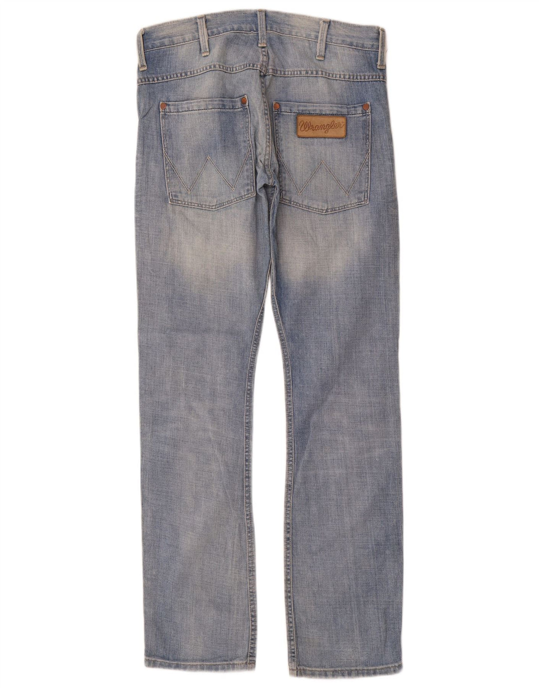 Wrangler Mens Spencer Straight Jeans W32 L34 Blue Cotton