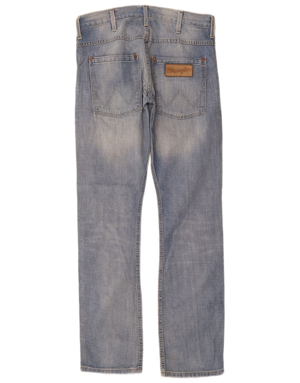 Wrangler Mens Spencer Straight Jeans W32 L34 Blue Cotton