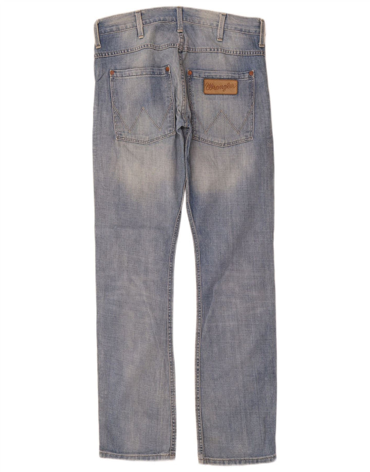 Wrangler Mens Spencer Straight Jeans W32 L34 Blue Cotton