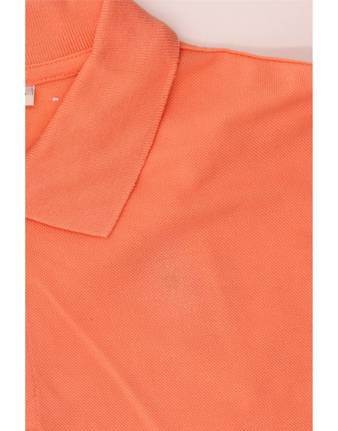 RIFLE Mens Polo Shirt Large Orange Cotton