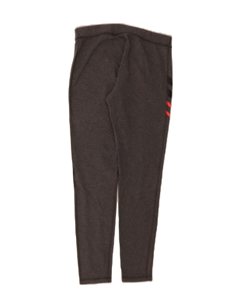 UNDER ARMOUR Womens Leggings UK 14 Medium Grey Striped Vintage Under Armour and Second-Hand Under Armour from Messina Hembry 