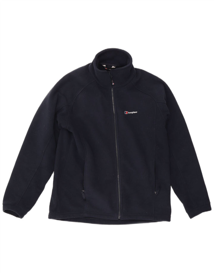 Berghaus Mens Liner Fleece Jacket UK 40 Large Navy Blue Polyester