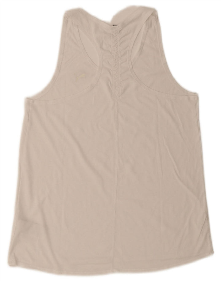 Puma Womens Vest Top UK 12 Medium White Polyester
