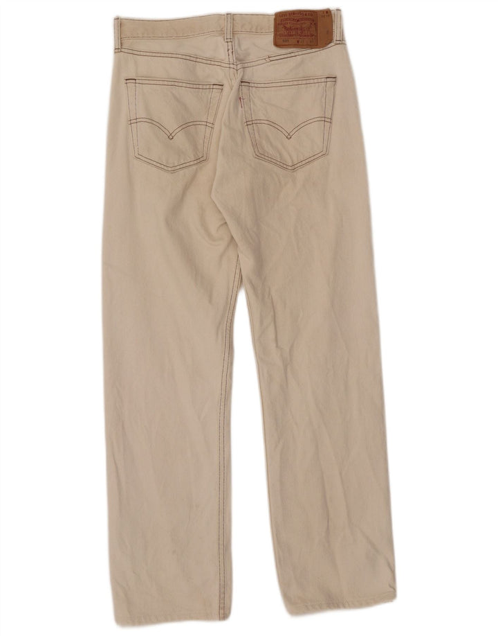 Levi's Mens 501 Straight Jeans W31 L30 Beige