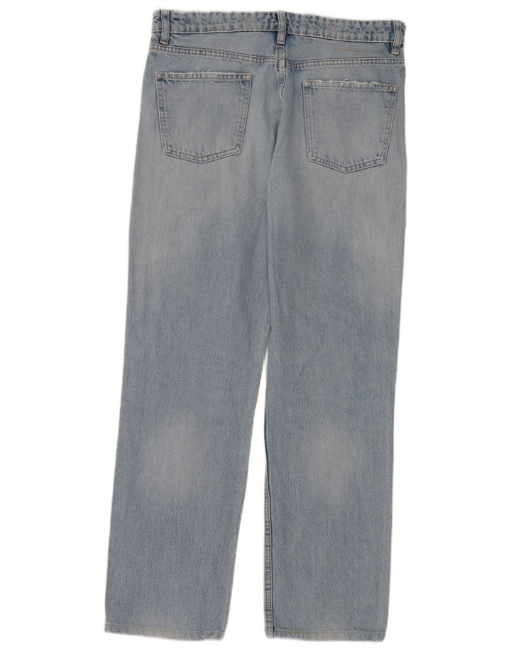 Zara Womens Straight Jeans EU 40 Medium W30 L30 Blue