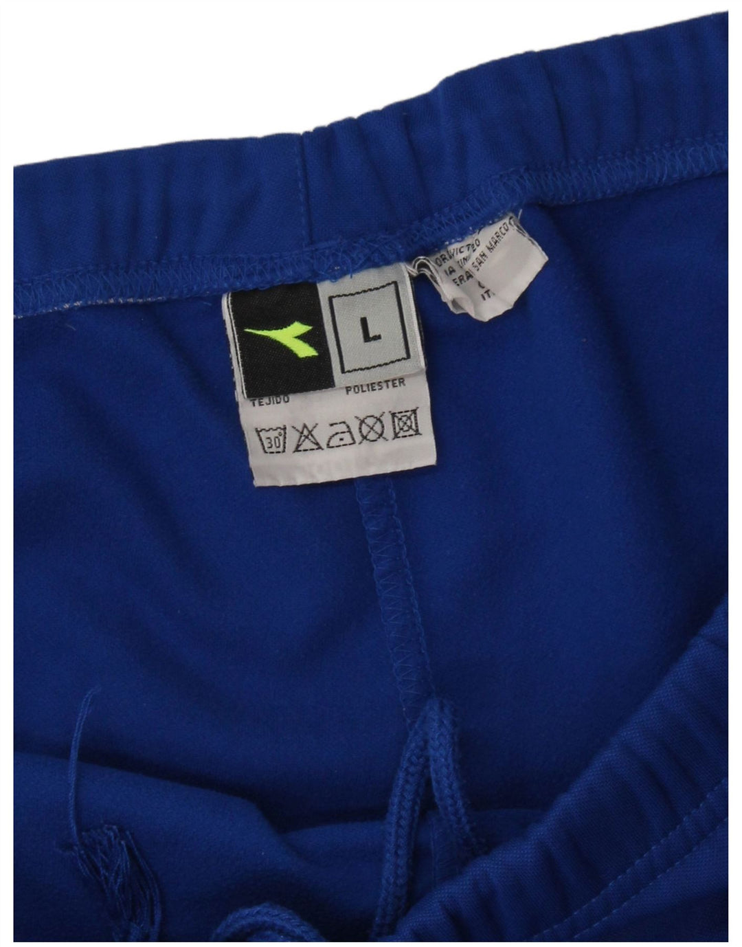 Diadora Mens Tracksuit Trousers Joggers Large  Blue Polyester