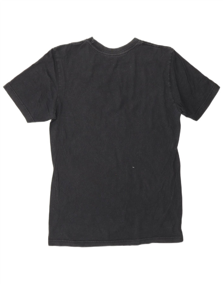 NIKE Womens Regular Fit Graphic T-Shirt Top UK 6 XS Black