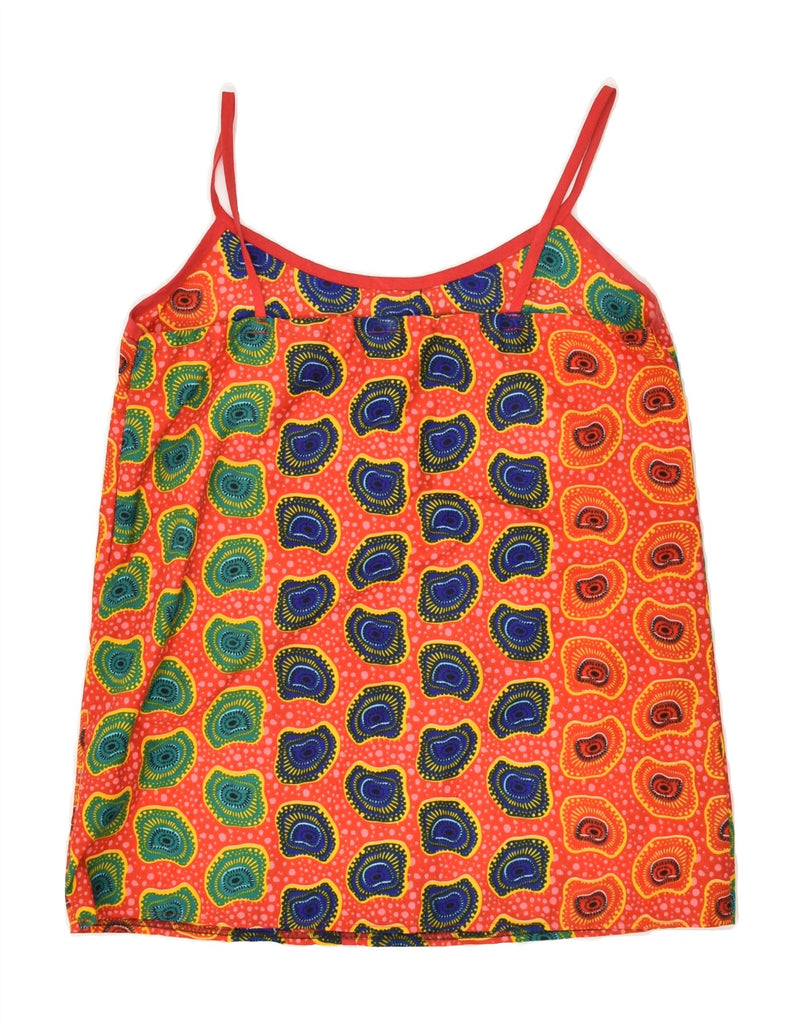 SIYA Womens Crop Cami Top UK 18 XL Multicoloured Spotted | Vintage SIYA | Thrift | Second-Hand SIYA | Used Clothing | Messina Hembry 
