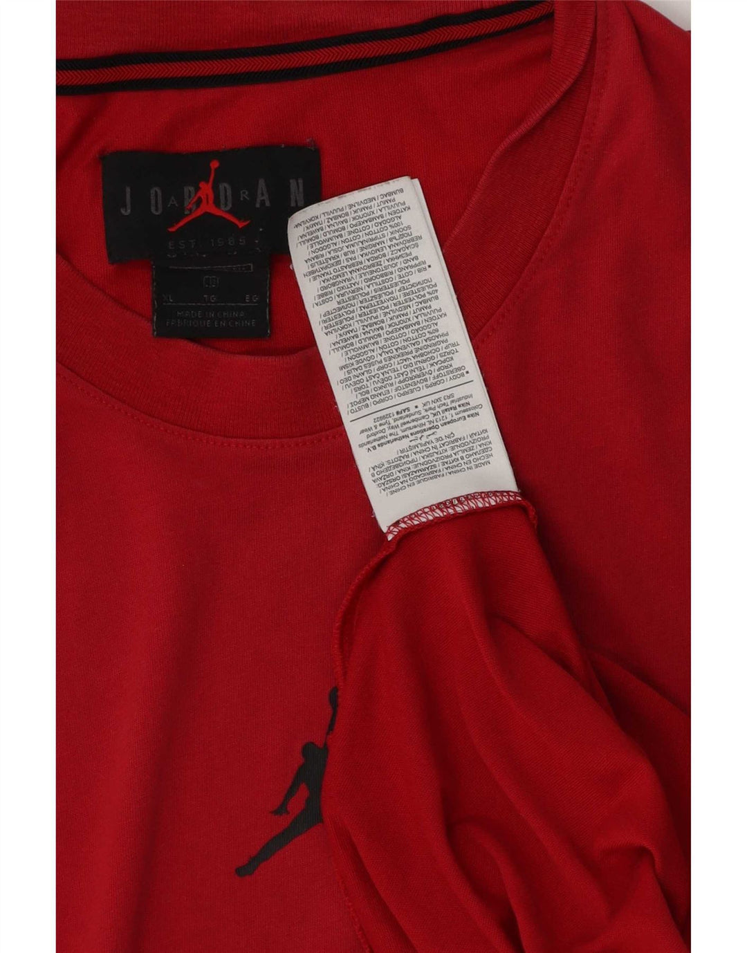 Jordan Mens Vest Top XL Red Cotton
