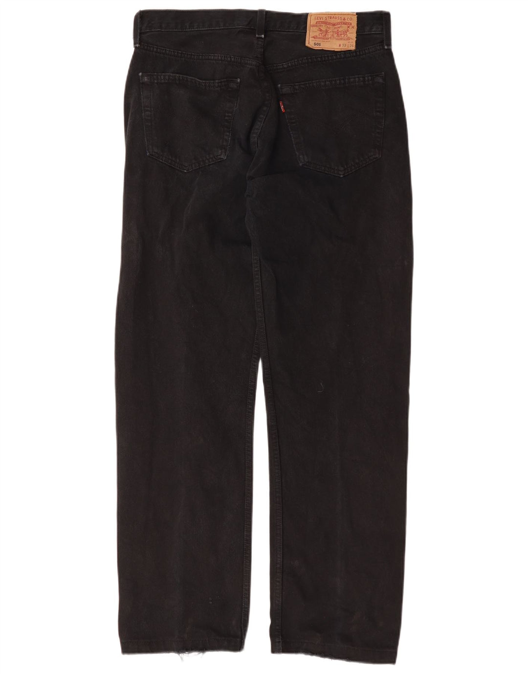Levi's Womens 501 W32 L29 Black Cotton