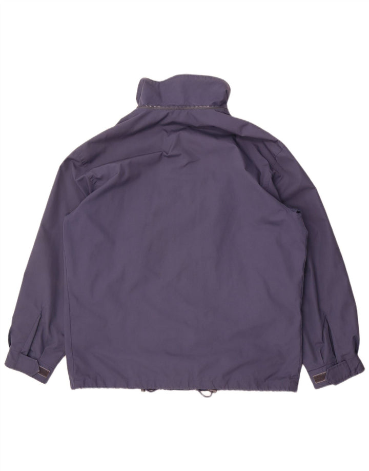 Fila Mens Rain Jacket IT 50 Large Navy Blue Polyester